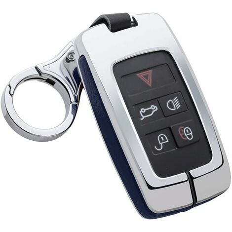 Funda para llave de coche (azul plateado),