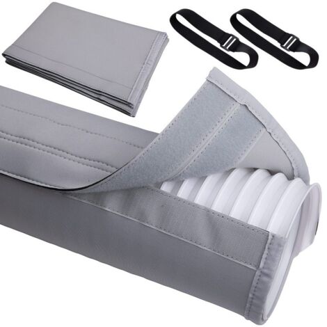Funda para manguera de aire acondicionado, conducto de ventilación aislado para aire acondicionado portátil, para mangueras de escape de 5 y 5 pulgadas de diámetro.
