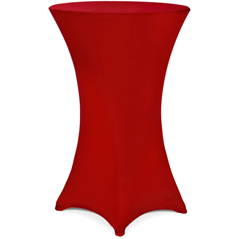 

Funda elástica para mesa alta de pie bistro Ø 60-65 70-75 80-85 cm altura 120cm color a escoger Ø60 cm / burdeos - Deuba