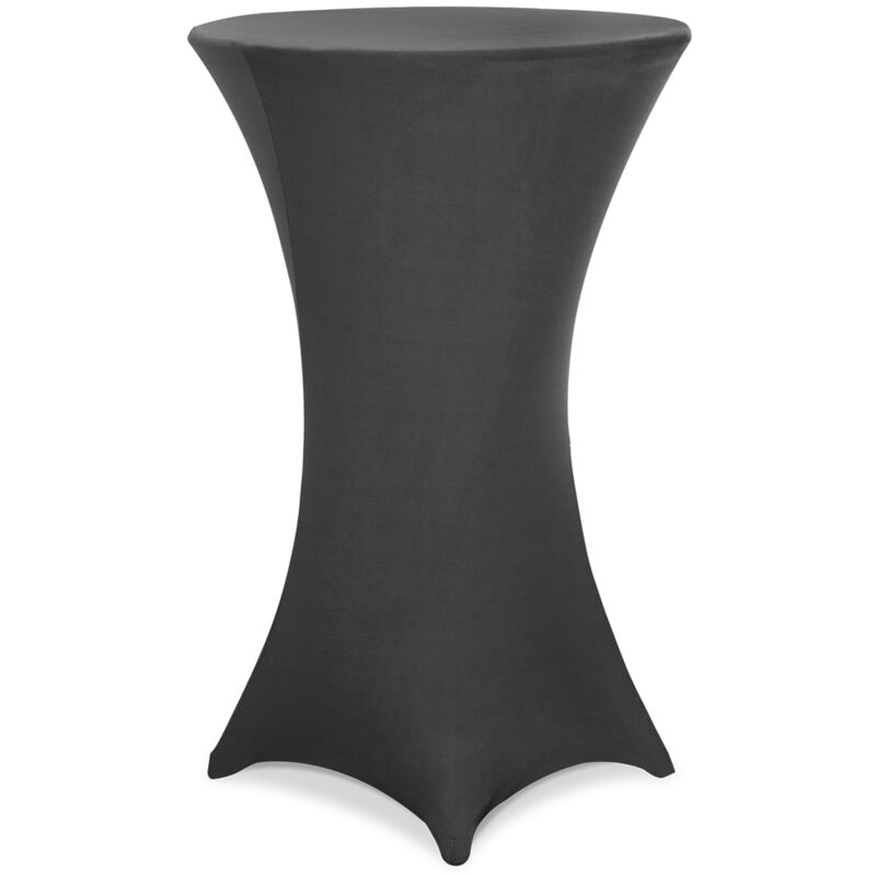 

Funda elástica para mesa alta de pie bistro Ø 60-65 70-75 80-85 cm altura 120cm color a escoger Ø80 cm / antracita - Deuba
