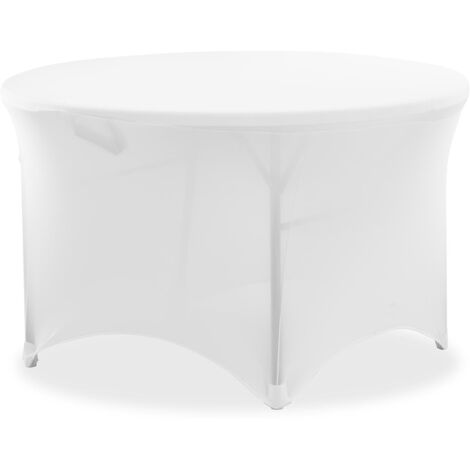 Funda para mesa blanca 150 cm redonda 140004496