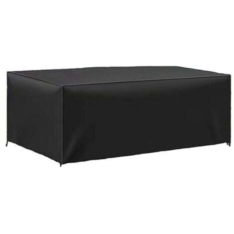 Funda para mesa de jardín de 180 x 110 x 70 cm, Oxford 420D, resistente a la intemperie y al desgarro, para muebles de jardín.