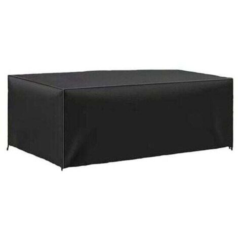 Funda para mesa de jardín de 180 x 110 x 70 cm, XU, lona Oxford 420D resistente a la intemperie y al desgarro, para muebles de jardín - KZQ