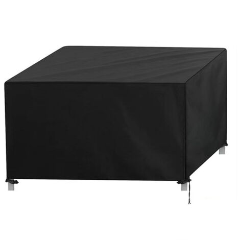Funda para mesa de jardín, lona impermeable para proteger mesas, muebles de jardín rectangulares de exterior, 120 x 120 x 74 cm