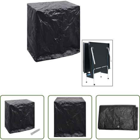 Funda para mesa de ping pong -  Funda de muebles de jardín mesa ping pong 8 ojales 160x55x182cm