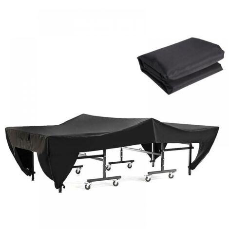 Funda para mesa de ping-pong, impermeable, resistente a la nieve, la lluvia y los rayos UV, para uso interior y exterior, 280 x 153 x 73 cm
