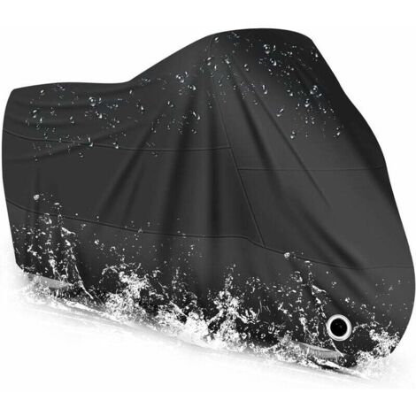 Funda para motocicleta CHOYCLIT, impermeable, resistente al frío y a la intemperie, 210T (L 220 x 95 x 110 cm)