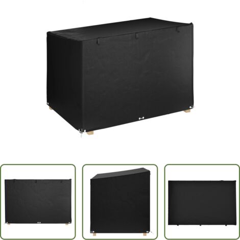 Funda para muebles de exterior -  Funda de banco balancín 12 ojales polietileno 215x150x130/150cm