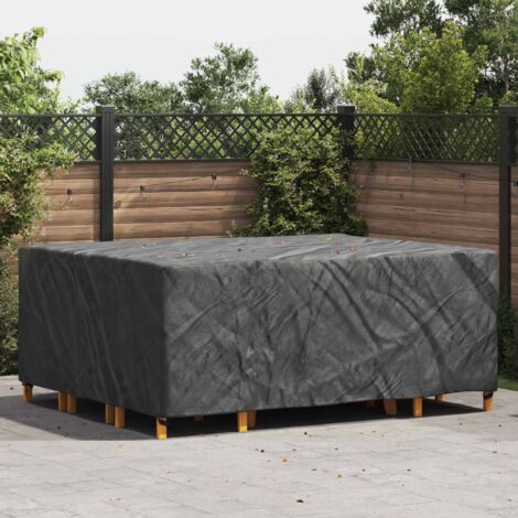 Funda para muebles de exterior Negro 250 x 210 x 90 cm 600D
