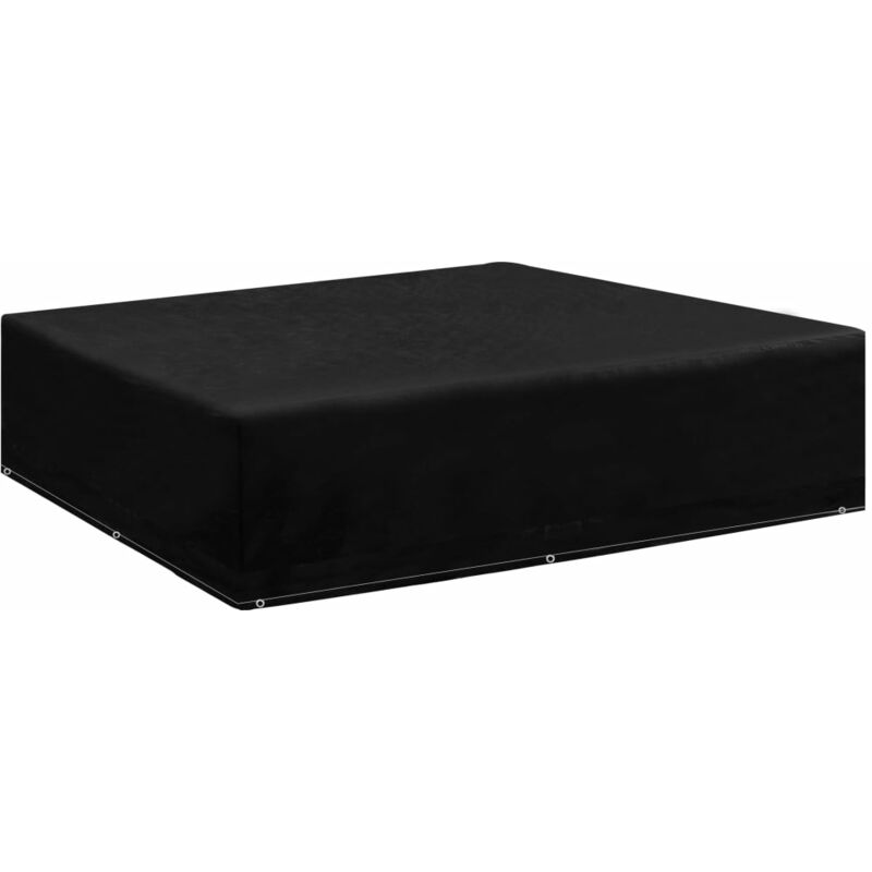 

Funda para muebles de jardín 8 ojales 200x200x70 cm - Negro - Vidaxl