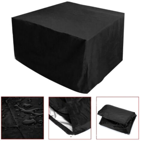 Funda para muebles de jardín, funda para mesa cuadrada, tela Oxford 210D, impermeable, resistente a los rayos UV y a la intemperie (80 x 66 x 100 cm)
