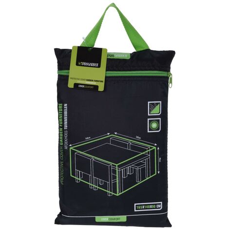 Funda para muebles de jardín negra 165x140x90 cm ProGarden - Negro