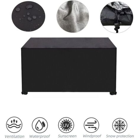 Funda para muebles de patio, terraza exterior, juego de muebles de jardín, funda impermeable, juego de muebles de jardín, terraza exterior