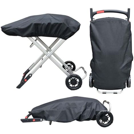 Funda para parrilla de gas portátil Weber Traveller 9010001, tela Oxford impermeable y resistente a la intemperie