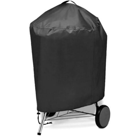Funda para parrilla redonda de 71 x 68 cm, para exteriores, resistente a la lluvia, al polvo y al sol, funda para muebles, funda para parrilla.