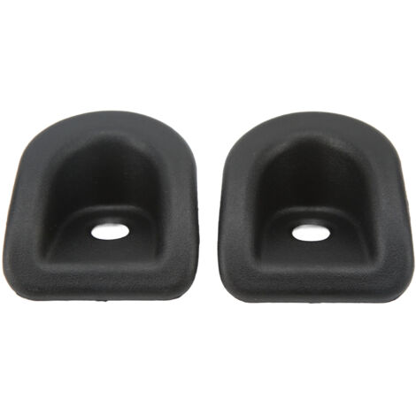 Funda para pomo de cerradura de puerta [2 piezas] ABS negro para Ford Mustang 2006-2014 [Modelo: 7R3Z 63220A51 AC] Embellecedor del panel izquierdo