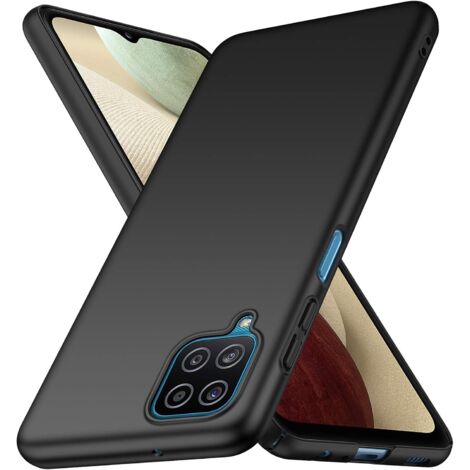 FUNDA PARA SAMSUNG GALAXY A12 5G NEGRO MATE RÍGIDA
