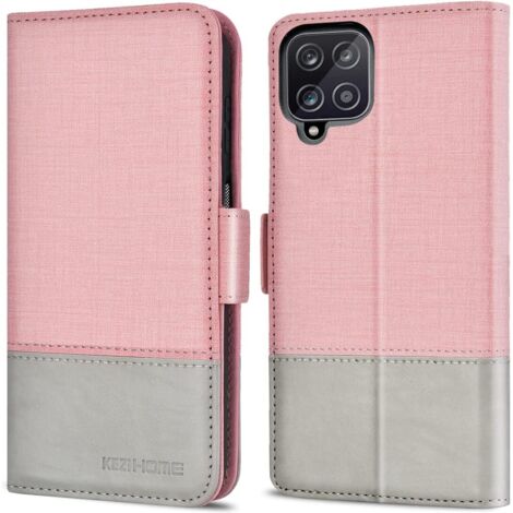 FUNDA PARA SAMSUNG GALAXY A12 FUNDA CERRADA ROSA