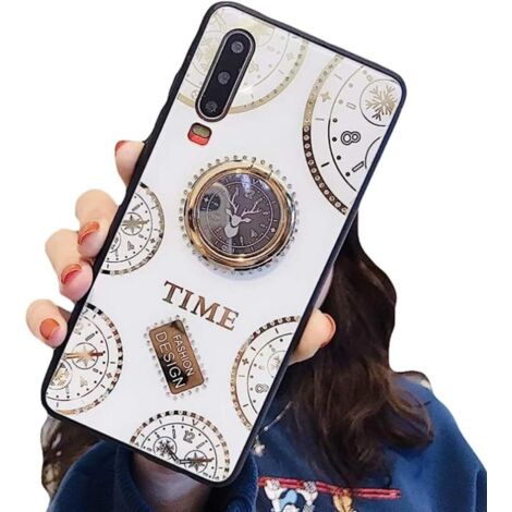 FUNDA PARA SAMSUNG GALAXY A51 CON BRILLO Y ANILLO