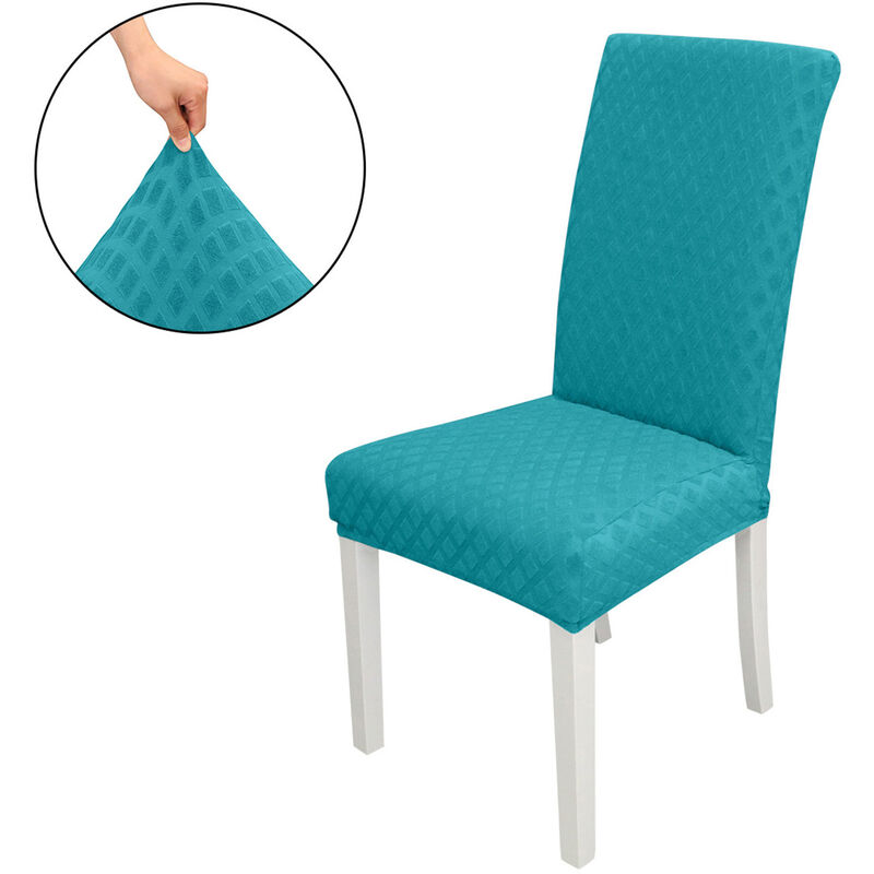 

Funda para silla de comedor, funda para silla extraible de gran elasticidad,Azul electrico