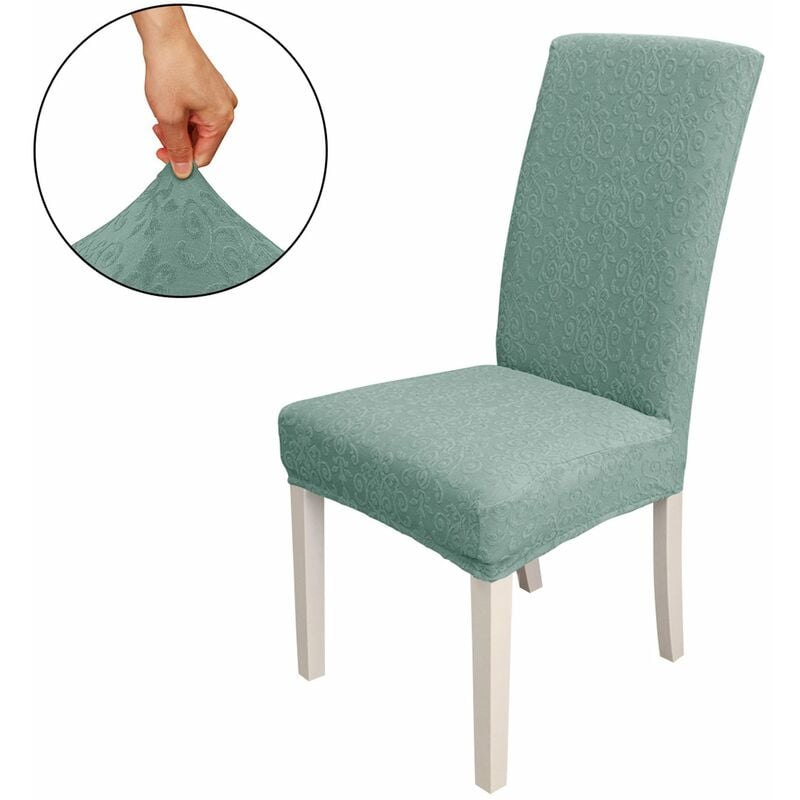 

Funda para silla de comedor, funda para silla extraible de gran elasticidad,Verde