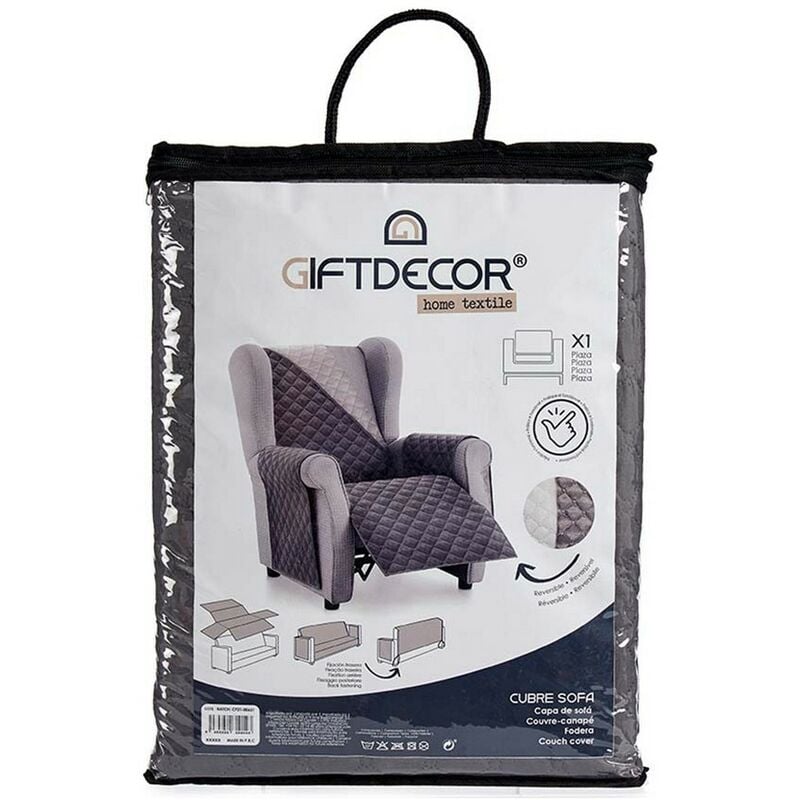

Funda para Sofá Gris Microfibra Poliéster (210 x 210 x 0,5 cm)