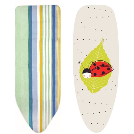 Funda para tabla de planchar 100% algodón con cordones Love MSV