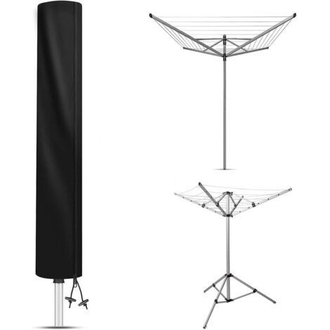 Funda para tendedero tipo paraguas 160 x 15 x 15 cm – Tejido Oxford 210D impermeable y cortavientos – Cremallera reforzada – Protección contra la lluvia y el polvo – Exterior