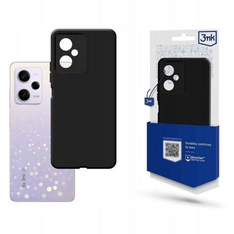 Funda para Xiaomi Redmi Note 12 3MK Negro Mate