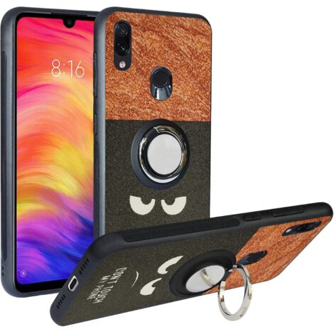 FUNDA PARA XIAOMI REDMI NOTE 7/NOTE 7 PRO/NOTE 7S SILICONA CON SOPORTE MARRÓN
