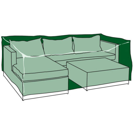 FUNDA PROTECCIÓN CUBRE CHAISELONG+MESA 300x200x80cm 240gr/m²