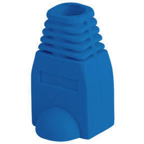 FUNDA PROTECTOR LANBERG CONECTOR RJ45 (PACK 100 UDS) AZUL