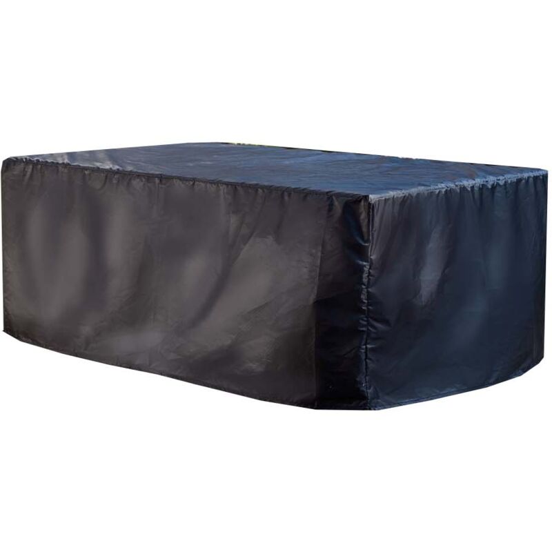 

Funda para conjunto de jardín de resina Florida de 8 plazas - Negro