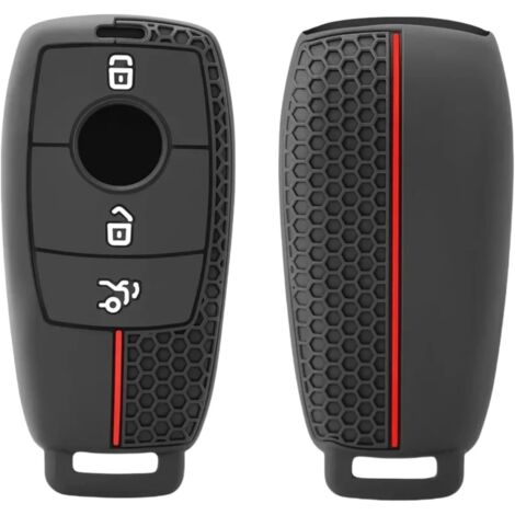 Funda protectora de silicona para llave remota de Mercedes Benz ACES GLC GLE GLS CLA Clase W205 W213 W177 X167 W222 G63 de 3 botones
