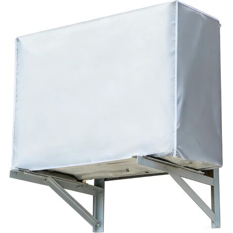 Funda protectora exterior para aire acondicionado, resistente al polvo, agua, nieve, rayos UV, viento y arena (80 × 30 × 57 cm)