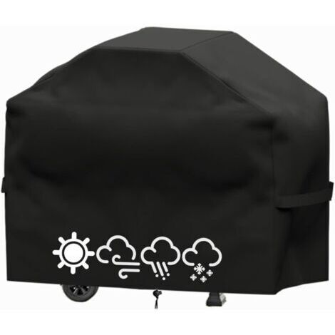 Funda protectora impermeable 420D para barbacoa Weber Genesis II 145x61x117 cm