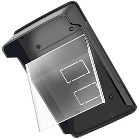 Funda protectora impermeable para timbre inalámbrico, cubierta de plástico transparente con protección UV, compatible con equipos de control de acceso, para uso en exteriores.