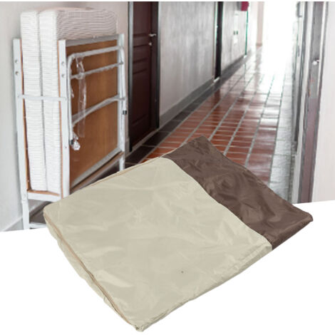 Funda protectora impermeable y antipolvo para cama plegable de 85x33x107cm - Oxford 210D, 1 cama y 1 bolsa de almacenamiento.