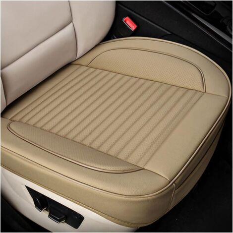 Funda protectora inferior para el asiento delantero, de cuero, 62 x 55 cm, con bolsillo, piezas GM para decoración interior (beige)