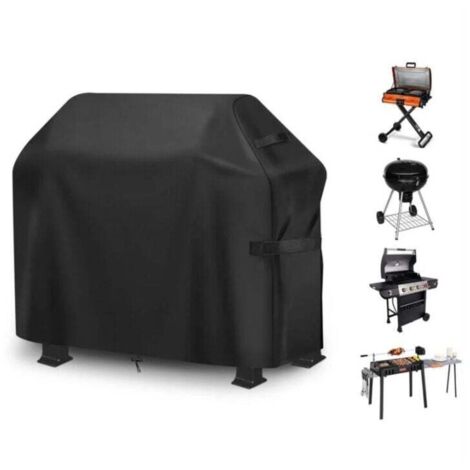 Funda protectora KZQ (L. 145 x An. 61 x Al. 117 cm) para barbacoa. Lona robusta de 420D.