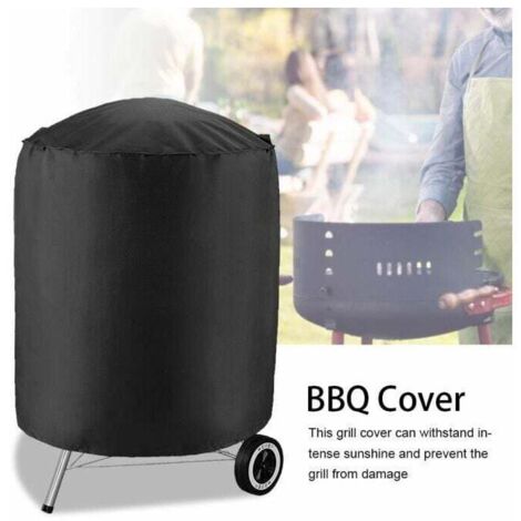 Funda protectora para barbacoa 70x70x70cm Color Exterior Negro