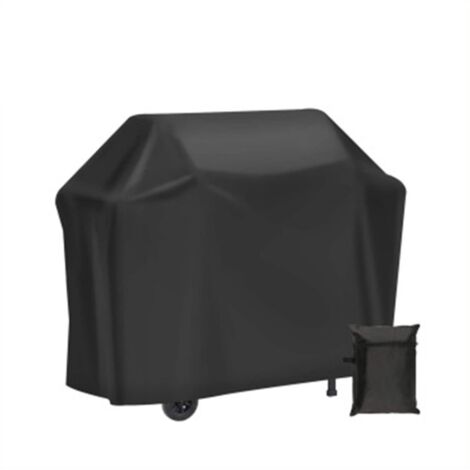 Funda protectora para barbacoa de alta calidad, lona Oxford 210D, 100 x 66 x 80 cm, color negro