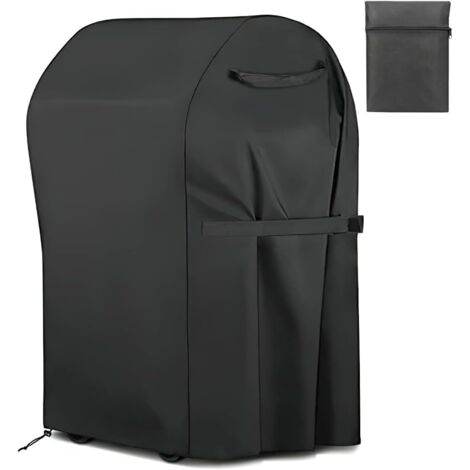 Funda protectora para barbacoa, lona protectora para barbacoa de exterior, impermeable, anti-UV, resistente al viento y al agua, 76 x 66 x 110 cm