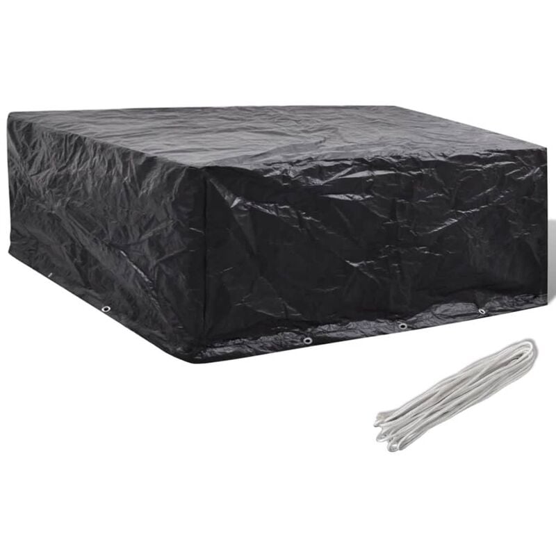 

Funda de Muebles de Jardín 10 Ojales 260x260x90 cm - Negro - Vidaxl