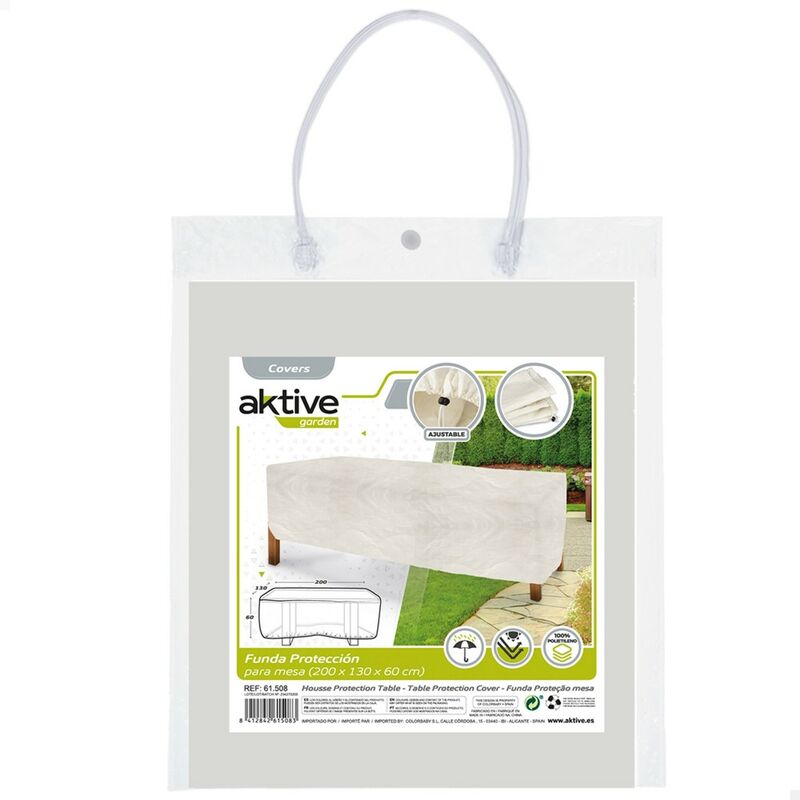 

Funda protectora para mesa 200x130x60 cm Garden - Aktive