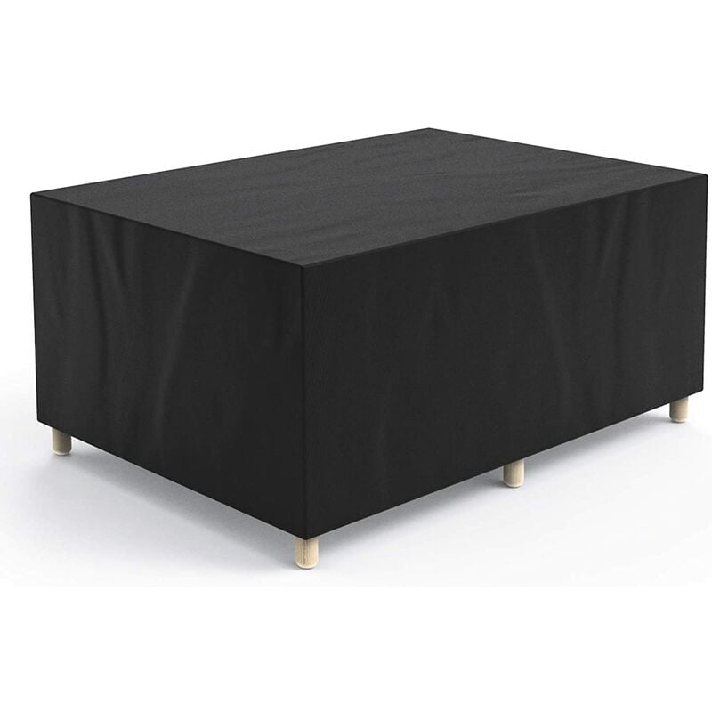 

Funda protectora para mesa de jardín rectangular 420D Paño Oxford impermeable y cortaviento 180x120x74cm