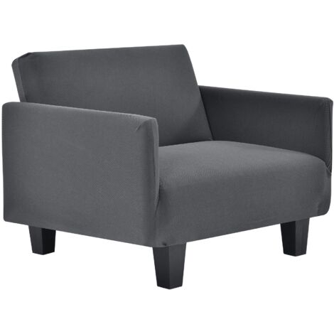 Funda protectora para muebles de interior elástica 70-120 cm gris oscuro 030007183