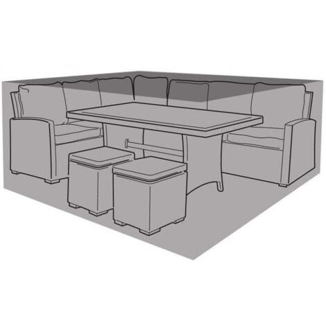 Funda protectora para muebles de jardín cuadrada compacta de 300 cm de largo Garland