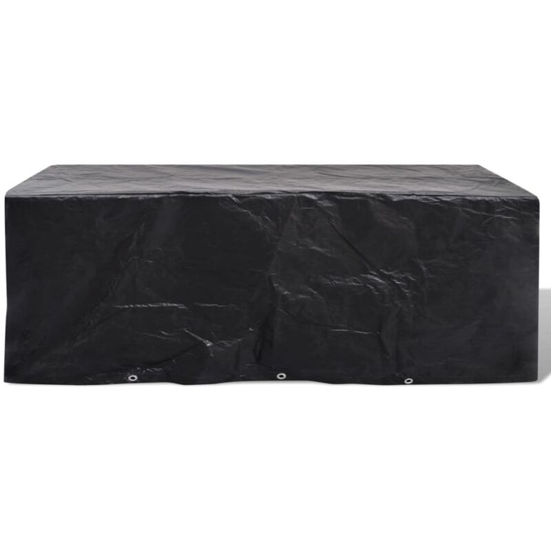 

Funda de Muebles de Jardín Ratán 10 Ojales 229x113 cm - Negro - Vidaxl