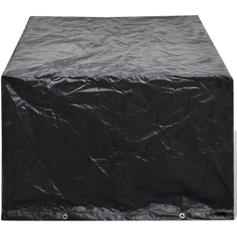 

Funda de Muebles de Jardín Ratán 8 Ojales 180x140 cm - Negro - Vidaxl